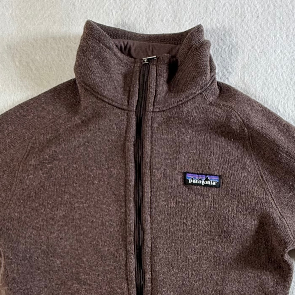 Patagonia Better Sweater Jacket Mens Small Full Zip Fleece Brown Performance